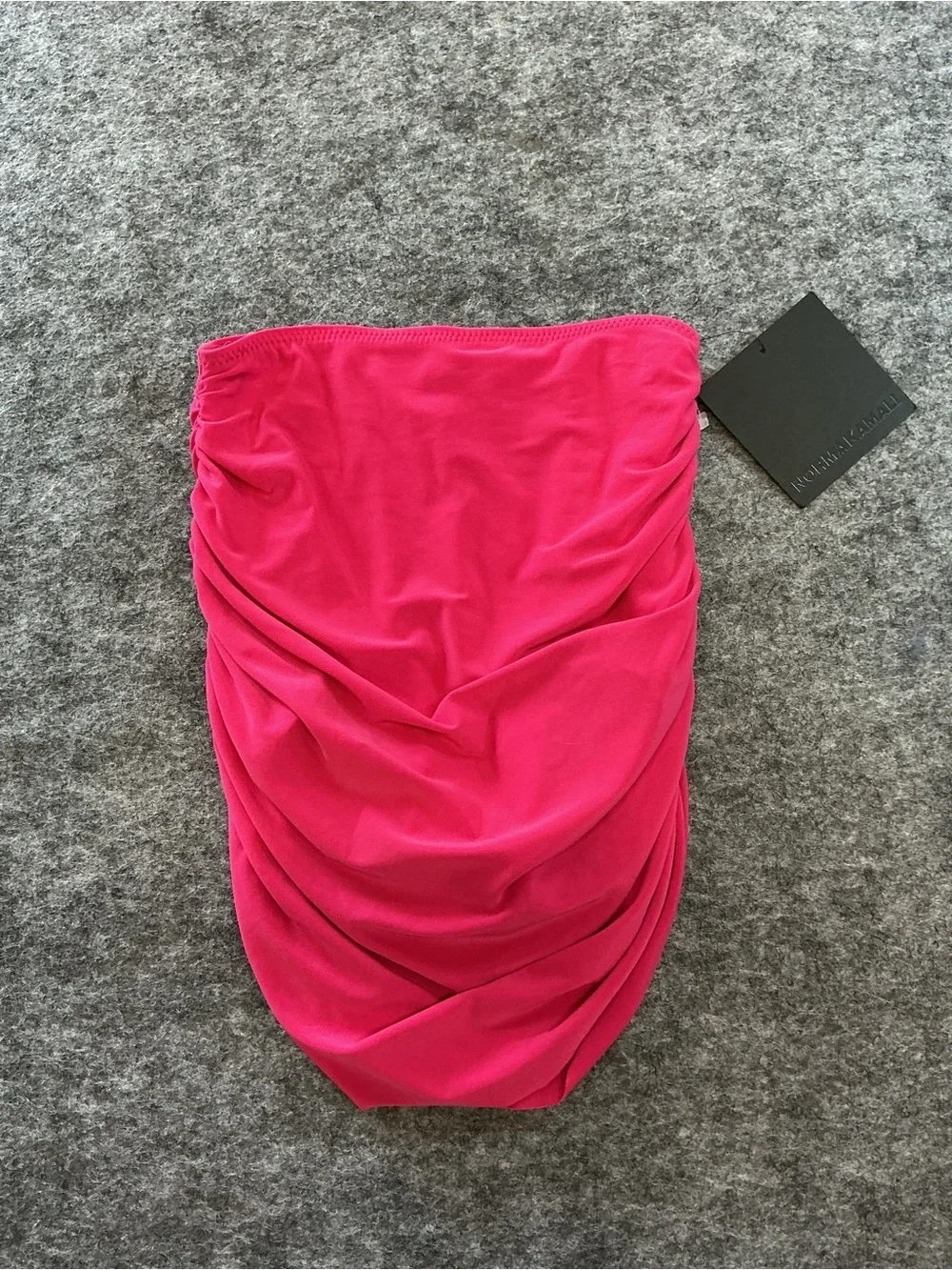 Normakamali Hot Pink Ruched Swim Skirt Size S - Picture 1 of 3